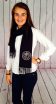 monogrammed cashmere scarf