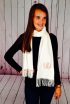 monogrammed cashmere scarf