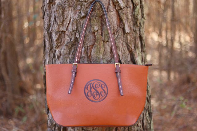 Monogrammed purse