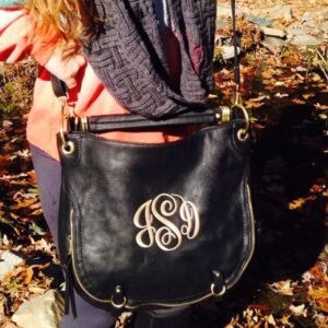 Monogrammed purse