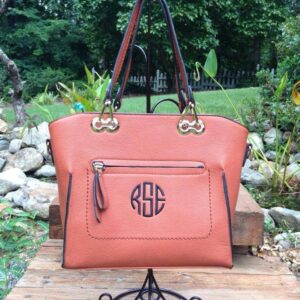 monogrammed purse