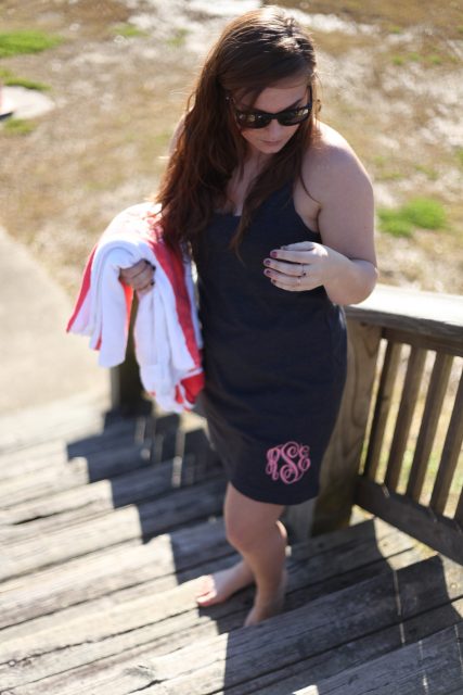 monogrammed swimsuit cover up