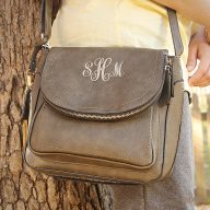 monogrammed crossbody purse