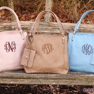 monogram purse and wallet